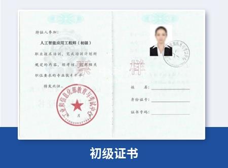 人工智能應用工程師(初級):